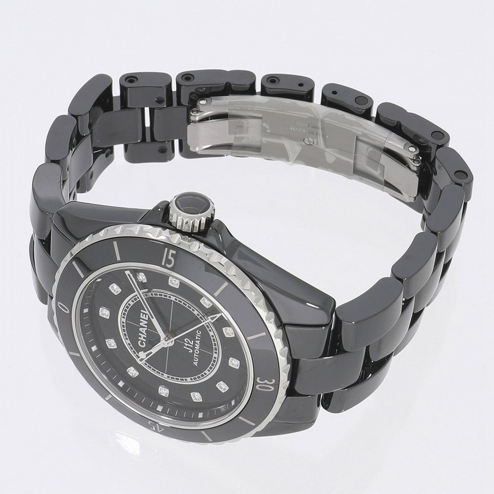 Chanel J12 Black Ceramic 38mm H5702 Unisex Watch - Picture 4 of 7
